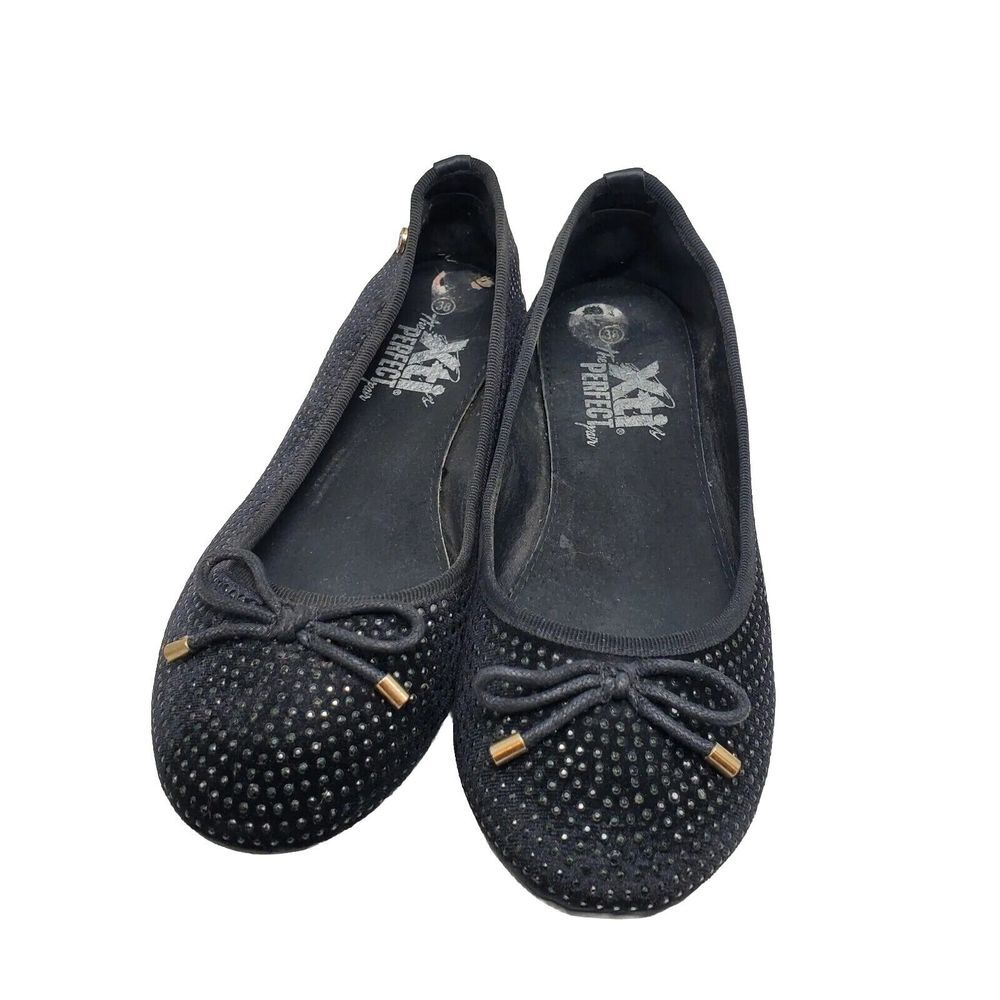 Women's Shoes Ballet Flats Low Fabric Black Ballerina‎ Xti Vegan Shoes 7.5
